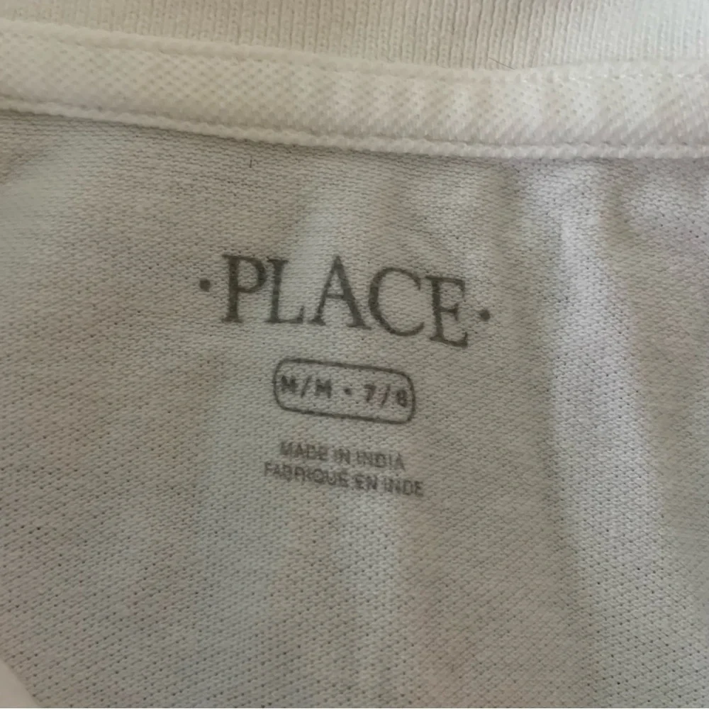 Children’s Place White Polo Shirt size 7/8